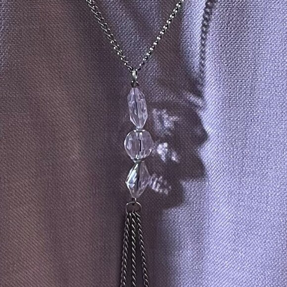 Kari New York Two-Piece Pantsuit with attached Necklace - Picture 7 of 7